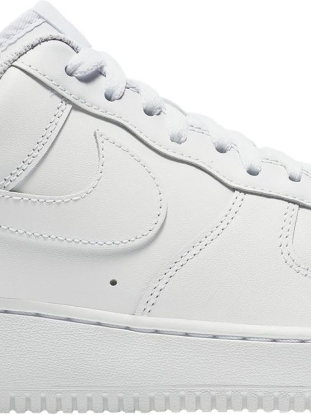 Nike White Low-Top Leather Sneakers